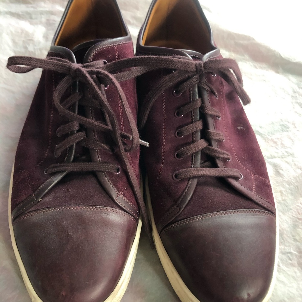 John Lobb Suede Sneakers Sz 11